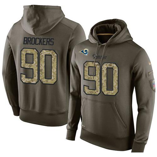 NFL Men’s Nike Los Angeles Rams #90 Michael Brockers Stitched Green ...